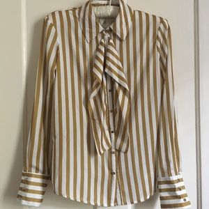 Silly Gold-striped Shirt